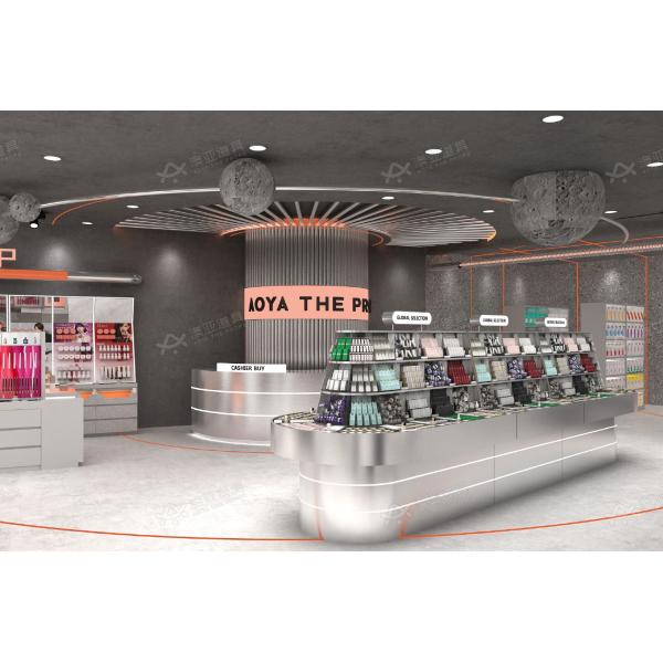 22-SYMLS Beauty Store Zoning With Shining Mold Aluminum Series