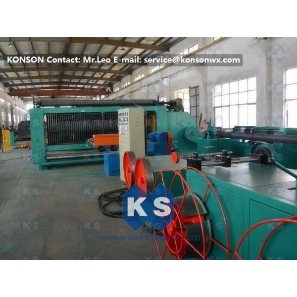 Border Reinforcement Gabion Production Line For Water Conservancy 225m/H Speed