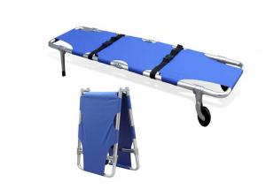 China 2 Folding Stretcher Medical Emergency Rescue Stretcher With wheels ALS-SA101 on sale
