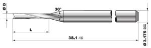 China Prepreg Soft Base Materials CNC PCB End Mill Router Bits on sale