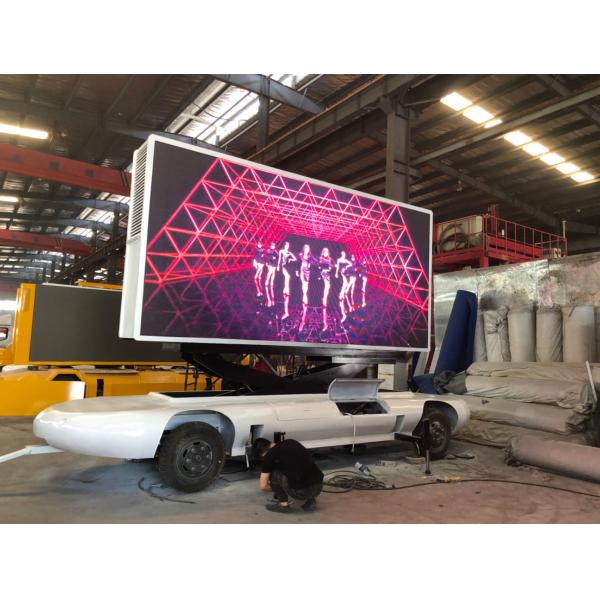 P4 P5 HD Truck Trailer Car Mobile Outdoor Advertising Led Sign Display For Mobile Store