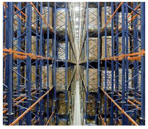 China Automatic Storage Warehouse ASRS System Retrieval Pallet Racking Automated on sale