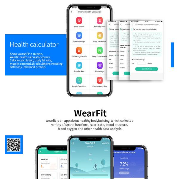 CPU HS6620 Smart Watch With Calling ​Multi Language Running Track Health Monitor