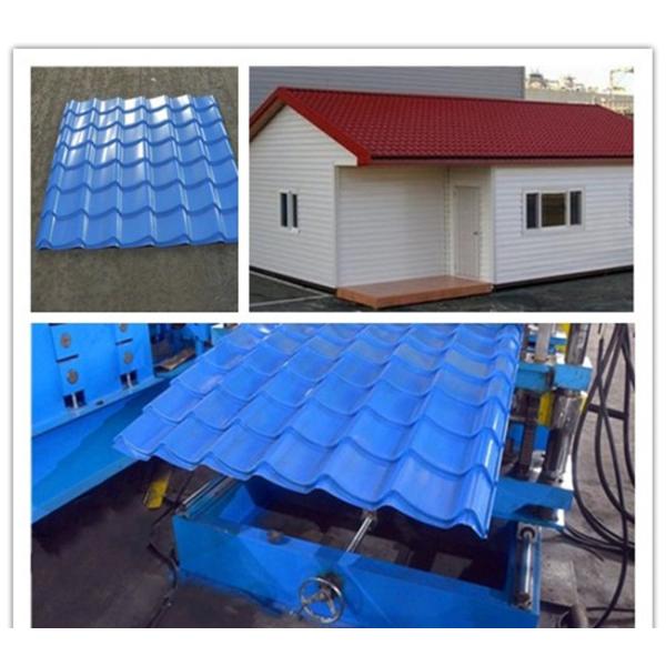 Galvanized Metal Roof Sheet Glazed Tile Roll Forming Machine