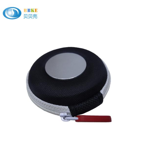 Headphone Headside Hard Eva Case MP3 Earphone Pocket Storage Bag With Mesh Black