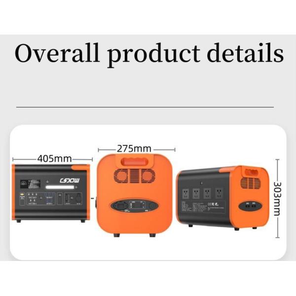 110V/220V Mobile AC/DC Rechargeable 2200W Portable Power Station AT22 Colour Orange Black