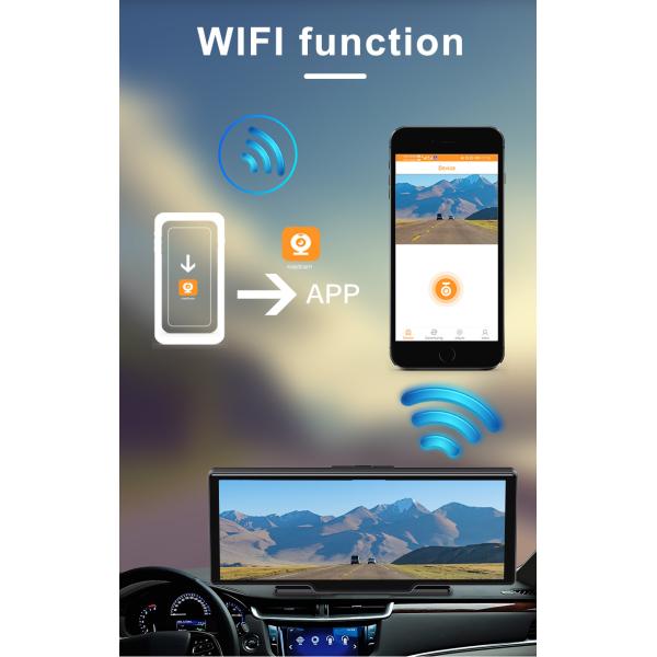 1440P 10.26 Inch Portable Touch Carplay Dashboard 2.5K Video Loop Recording