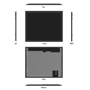 Quality Waterproof Open Frame Touch Screen Monitor 21.5 Inch 10 Points for sale