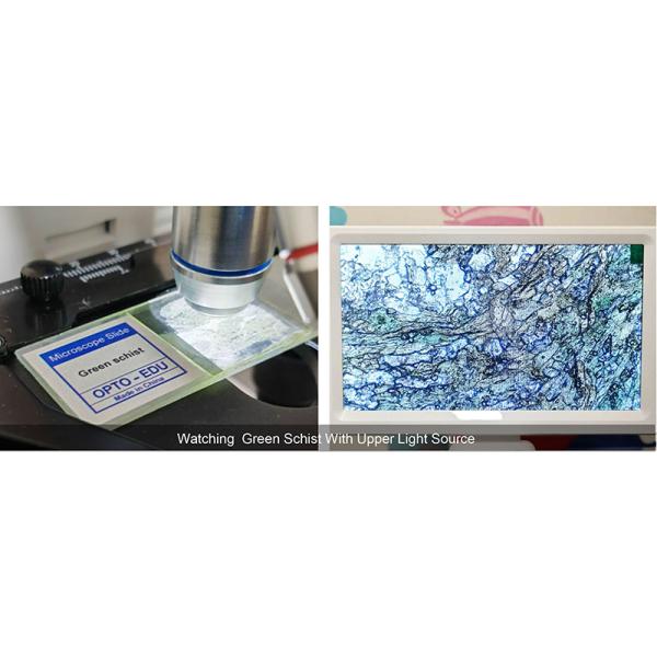 OPTO EDU A33.5130 Rechargeable Microscope With 7'' Display TF Card And Multi-Output Options