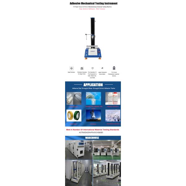 Peel Strength Tester 180 Degree Peel Tester Single Column Tensile Testing Machine Good Price