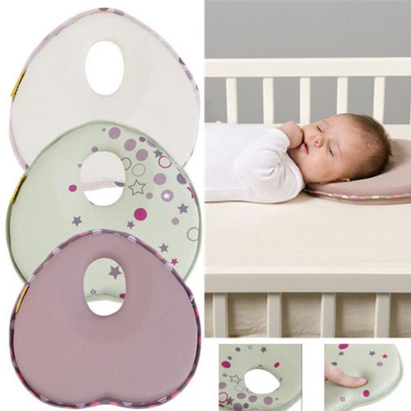 Eco - Friendly Infant Head Shaping Memory Foam Pillows For Babies Under 12 Months