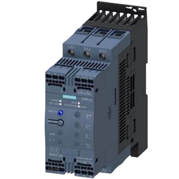 SIEMENS 3RW4036-2TB05 SIRIUS SOFT STARTER S2 45 A, 30 KW/500 V, 40 °C 400-600 V AC, 24 V AC/DC SPRING-TYPE TERMINALS