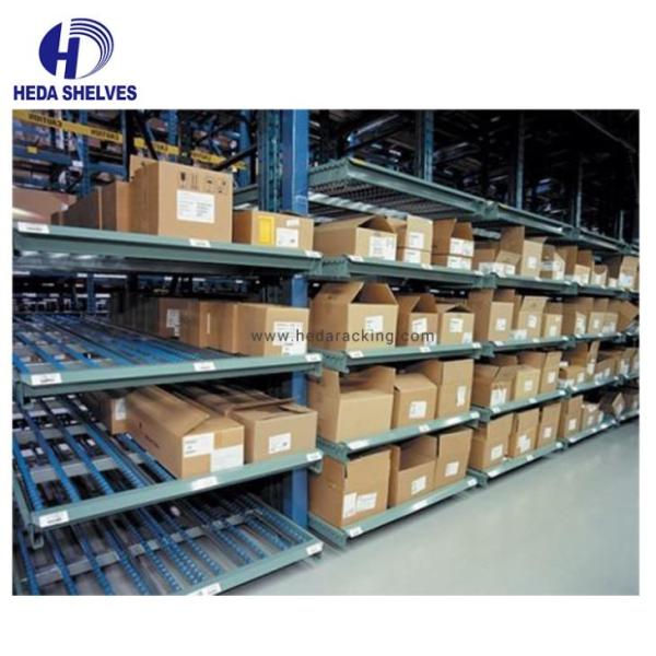 Buy 500kg Layer Carton Flow Racking System Carton Flow Rollers at wholesale prices