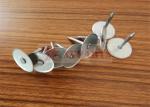 Push Type 25MM Round Base Stainless Steel CD Weld Pins For Rockwool Pipe Fixed