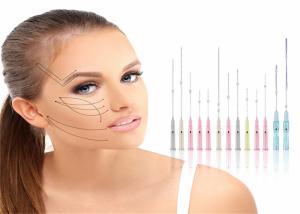 Quality 25mm PDO PCL PLLA Threads For Forehead Wrinkles Face Lifting for sale