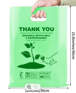 Quality Custom Compostable Biodegradable Shopping Bags 1LB / 2LB / 5LB for sale