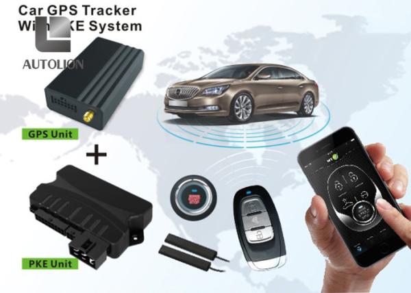 Buy Passive Keyless Entry PKE Push Button Engine Start / Stop Button Systems With GPS at wholesale prices