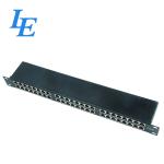 19'' FTP 48 Port 2U Cat6 Patch Panel For Lan Cabling Network