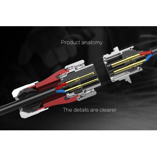 Cnlinko Connector M20 Outdoor Lighting Led IP68 4 Pin Metal Male Female Circular Waterproof Connector Metal Plug and Socket