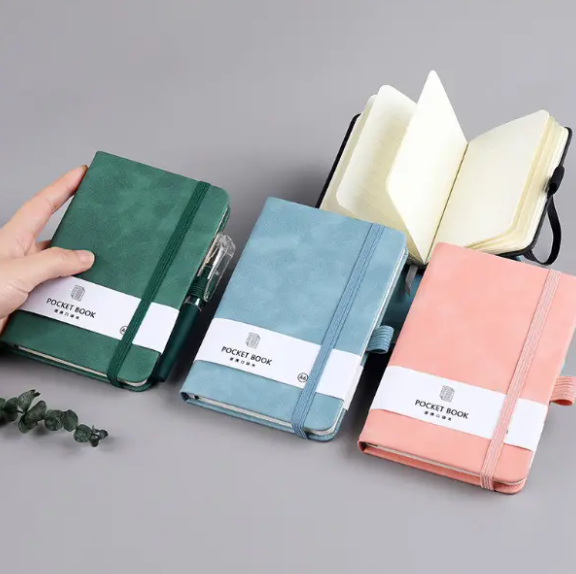 2024 Notebook Pocket Notepad Diary PU Leather Cover Notebook