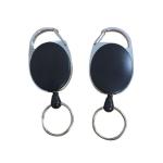 Custom Retractable Badge Holder ID Badge Reel With Hook And Split Ring