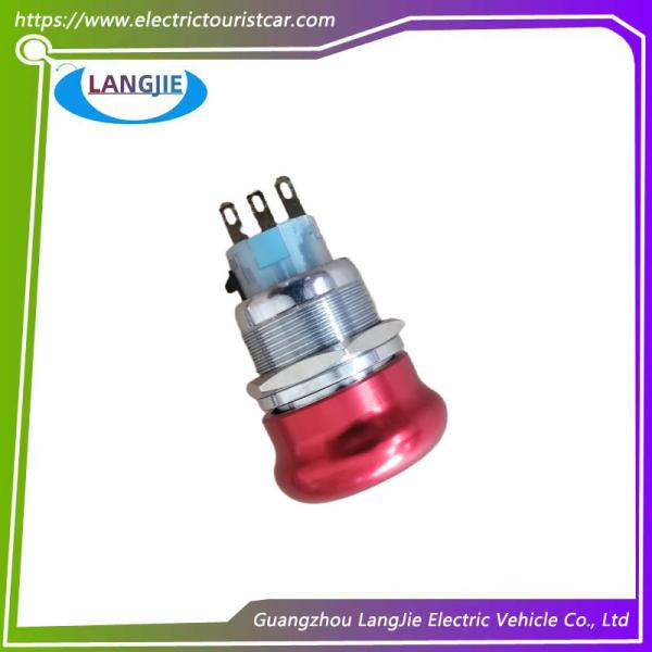 Four Wheel Electric Sightseeing Car Marshell Emergency Stop Button Switch Accessories