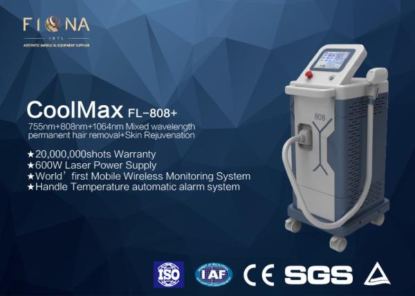 Buy Apollomed Triple - Wave Diode Laser Hair Removal Machine With Automatic Alarm System at wholesale prices