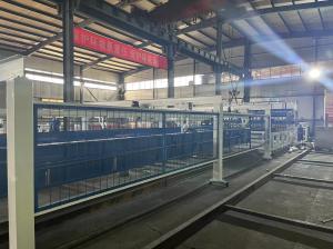 Quality 3000mm Mesh Length Reinforcing Mesh Welding Machine Automatic Cross Wire Feeding 6000kg - 10000kg for sale