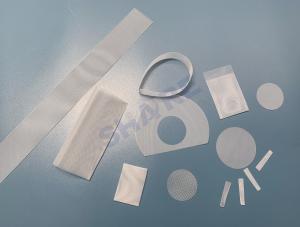 China Micron 105 μM Polyester Filter Mesh Cut Shapes For Water Pitcher on sale