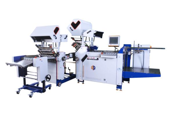 Buy Industrial Wide-Format Paper Leaflet Folding Machine With Cross Fold Unit For Inserting Use at wholesale prices