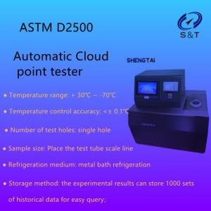 ASTM D2500 Petroleum Testing Instrument Automatic Cloud Point Tester