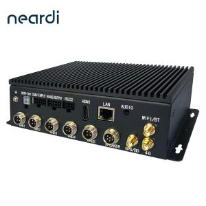 Quality Custom EMMC 5.1 Vehicle Embedded Box PC Fanless Computer 8nm CPU 8K VPU for sale