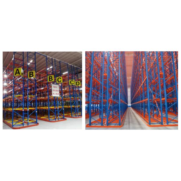 VNA Very Narrow Aisle Racking High Density Warehouse Racking Bolted Or Welded Install
