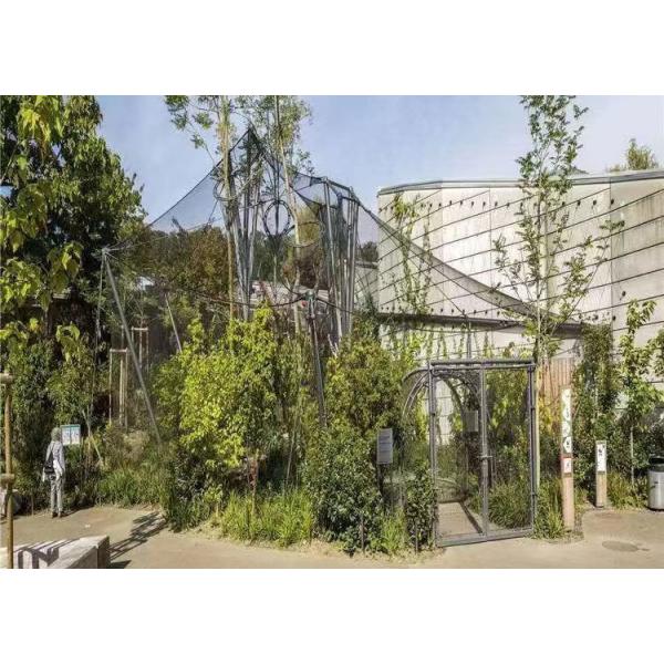 30*30mm PVC Coated Light Weight Aviary Rope Netting with 1.5 mm Wire Diameter Stainless Steel Mesh for Bird Cages