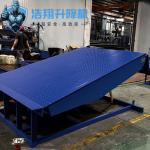 Blue 10T Hydraulic Dock Leveler Loading Dock Ramps Warehouse Dock Leveler