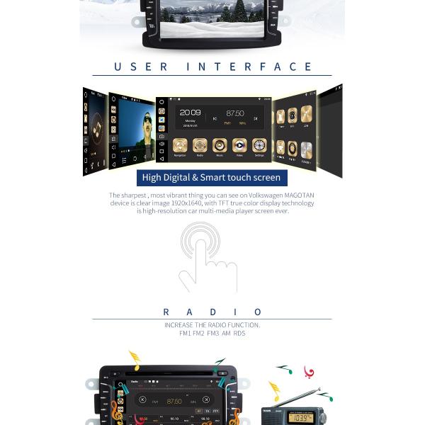 Android 8.1 Renault Duster Car Stereo And Dvd Player With Auto Radio GPS