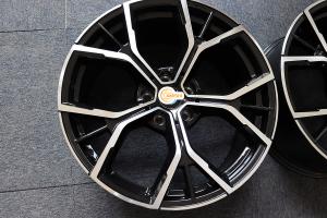 Quality Forged ET30 BMW Black Rims 19 Inch 9.5J Aluminium Alloy Wheel Rim for sale