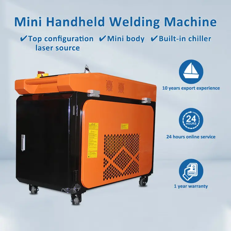 Handheld 1500W 2000W 3000W Laser Welder for Automotive Components for Manufacturing Plants