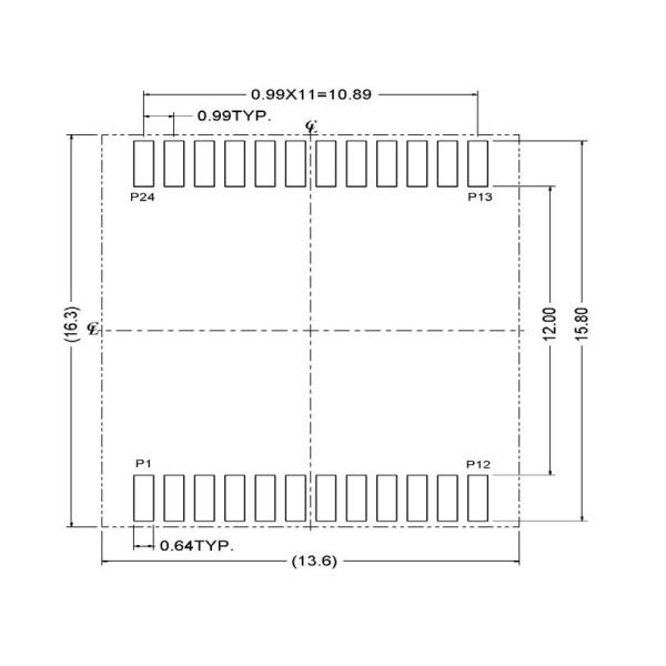 L22B006-0 SMD Single Port LAN Filter 10G Base - T Ethernet Transformer