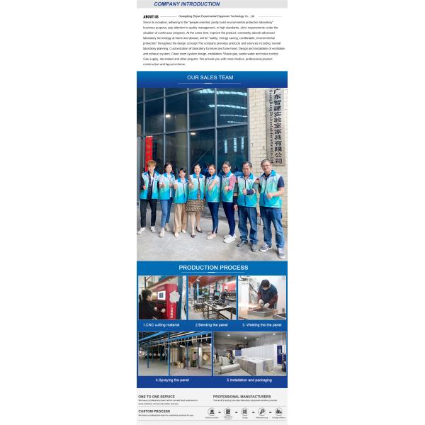 Anti Corrosion Metal Lab Furniture , 4 Handles Island Biology Lab Table