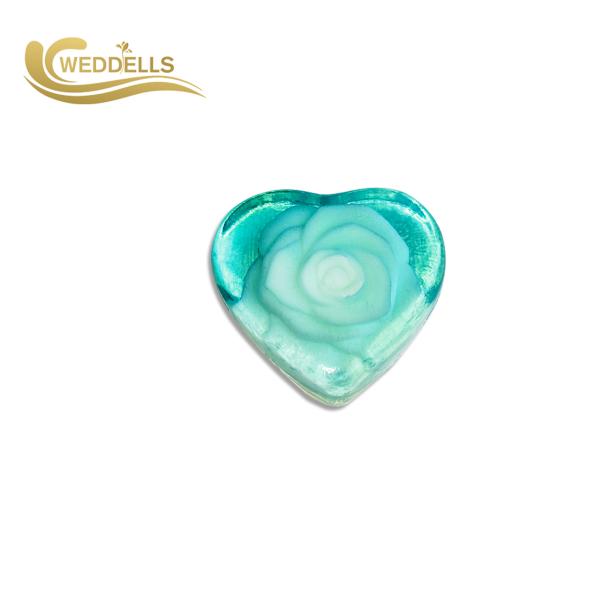 Buy Heart Shape Transparent Custom Soap Bars Mint Fragrance 2 Years Shelf Life at wholesale prices