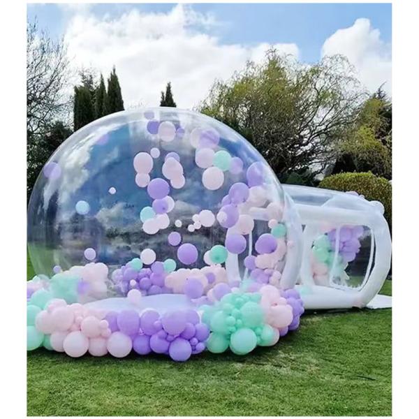 Inflatable Transparent Bubble House Tent 5m Customize Logo Size
