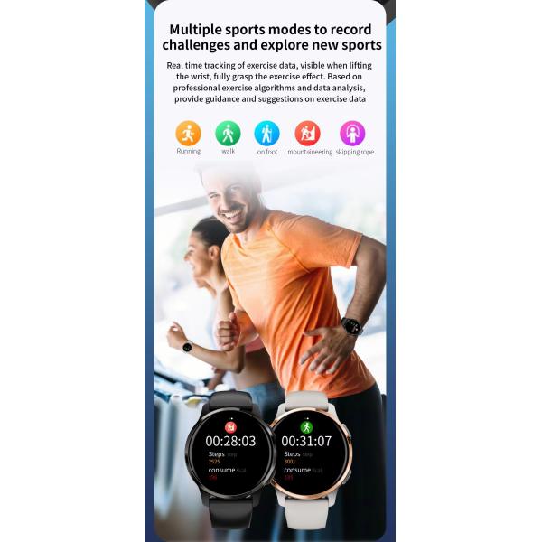 KB02 Pro SIM Card Smart Watch Amoled Display Wifi GPS 2GB+16GB Smart Watch With Camera