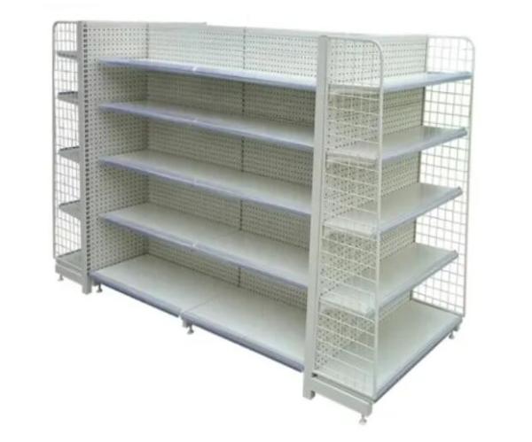 Buy Sturdy Structure ODM Double Sided Display Shelf Epoxy Electrostatic Spray at wholesale prices