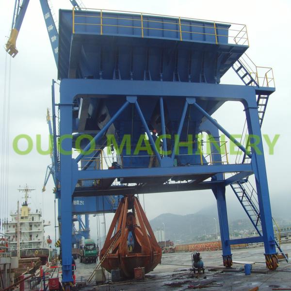 Buy Regular Rail Move 750TPH Capacity Rail Mounted Port Hopper at wholesale prices