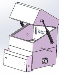 Buy 8GHZ High Isolation Pneumatic Shield Box Emc Testing Chamber RS232 at wholesale prices