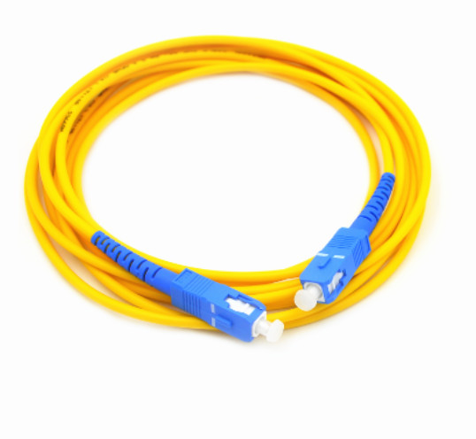 Simplex Single Mode LSZH Fiber Optic Patch Cord for FTTH Network