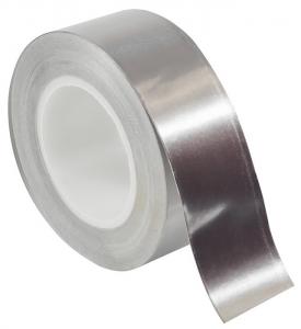 Quality 0.05mm Silver EMI/RFI Aluminum Foil Shielding Tape With Conductive Adhesive for sale