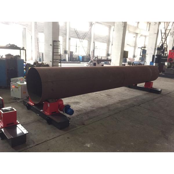 10T Bolt Adjustment Tank Turning Rolls Equipped With Conventional Welding Rotator And Long-Lasting PU Wheel Material