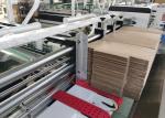 PLC Program Control Carton Folding Gluing Machine Adjusted Conveniently